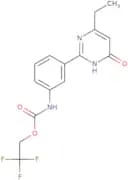2,2,2-Trifluoroethyl N-[3-(4-ethyl-6-oxo-1,6-dihydropyrimidin-2-yl)phenyl]carbamate