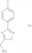 [3-(4-Chlorophenyl)-1,2,4-oxadiazol-5-yl]methanamine hydrochloride