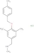 ({3,5-Dimethyl-4-[(4-methylphenyl)methoxy]phenyl}methyl)(methyl)amine hydrochloride