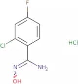 2-Chloro-4-fluoro-N'-hydroxybenzene-1-carboximidamide hydrochloride