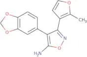 4-(1,3-Dioxaindan-5-yl)-3-(2-methylfuran-3-yl)-2,5-dihydro-1,2-oxazol-5-imine