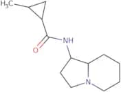 2-Methyl-N-(octahydroindolizin-1-yl)cyclopropane-1-carboxamide