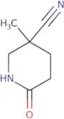 3-Methyl-6-oxopiperidine-3-carbonitrile