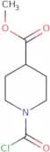 4-Piperidinecarboxylic acid, 1-(chlorocarbonyl)-, methyl ester
