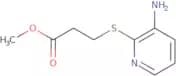 Methyl 3-[(3-aminopyridin-2-yl)sulfanyl]propanoate