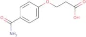 3-(4-Carbamoylphenoxy)propionic acid