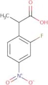 2-(2-Fluoro-4-nitrophenyl)propanoic acid
