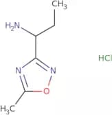 1-(5-Methyl-1,2,4-oxadiazol-3-yl)propan-1-amine hydrochloride