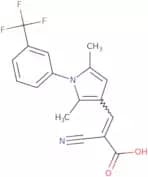 2-Cyano-3-{2,5-dimethyl-1-[3-(trifluoromethyl)phenyl]-1H-pyrrol-3-yl}prop-2-enoic acid