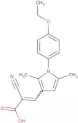 2-Cyano-3-[1-(4-ethoxyphenyl)-2,5-dimethyl-1H-pyrrol-3-yl]prop-2-enoic acid