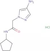 2-(4-Aminopyrazol-1-yl)-N-cyclopentylacetamide hydrochloride