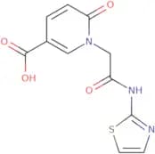 6-Oxo-1-(thiazol-2-ylcarbamoylmethyl)-1,6-dihydro-pyridine-3-carboxylic acid