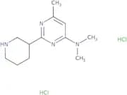 N,N,6-Trimethyl-2-piperidin-3-ylpyrimidin-4-amine dihydrochloride
