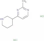 2-Methyl-4-(piperidin-3-yl)pyrimidine dihydrochloride