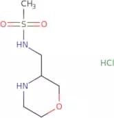 N-[(Morpholin-3-yl)methyl]methanesulfonamide hydrochloride