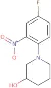 1-(4-Fluoro-2-nitrophenyl)piperidin-3-ol