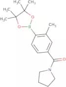 1-[[3-Methyl-4-(tetramethyl-1,3,2-dioxaborolan-2-yl)phenyl]carbonyl]pyrrolidine