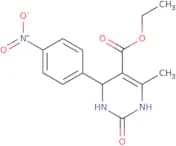 6-Methyl-4-(4-nitrophenyl)-2-oxo-1,2,3,4-tetrahydropyrimidine-5-carboxylic acid ethyl ester