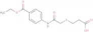 3-[({[4-(Ethoxycarbonyl)phenyl]carbamoyl}methyl)sulfanyl]propanoic acid