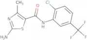 2-Amino-N-[2-chloro-5-(trifluoromethyl)phenyl]-4-methyl-1,3-thiazole-5-carboxamide