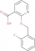 2-[(2-Fluorophenyl)methoxy]pyridine-3-carboxylic acid