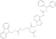 2-[2-[6-[[(Benzhydryloxy)carbonyl]amino]-9H-purin-9-yl]-N-[2-(Fmoc-amino)ethyl]acetamido]acetic ac…