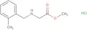 Methyl 2-{[(2-methylphenyl)methyl]amino}acetate hydrochloride