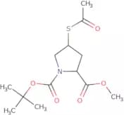 1-tert-Butyl 2-methyl (2S,4S)-4-(acetylsulfanyl)pyrrolidine-1,2-dicarboxylate