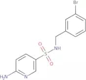 6-Amino-N-[(3-bromophenyl)methyl]pyridine-3-sulfonamide