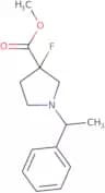 Methyl 3-fluoro-1-[(1R)-1-phenylethyl]pyrrolidine-3-carboxylate