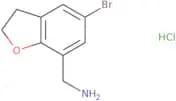 (5-Bromo-2,3-dihydro-1-benzofuran-7-yl)methanamine hydrochloride