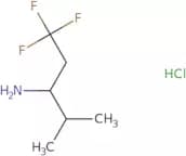 1,1,1-Trifluoro-4-methylpentan-3-amine hydrochloride