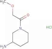 1-(3-Aminopiperidin-1-yl)-2-methoxyethan-1-one hydrochloride