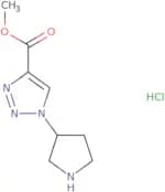 Methyl 1-(pyrrolidin-3-yl)-1H-1,2,3-triazole-4-carboxylate hydrochloride