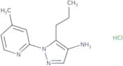 1-(4-Methylpyridin-2-yl)-5-propyl-1H-pyrazol-4-amine hydrochloride