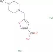 5-[(4-Methylpiperazin-1-yl)methyl]-1,2-oxazole-3-carboxylic acid dihydrochloride