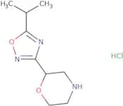 2-[5-(Propan-2-yl)-1,2,4-oxadiazol-3-yl]morpholine hydrochloride