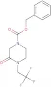 Benzyl 3-oxo-4-(2,2,2-trifluoroethyl)piperazine-1-carboxylate