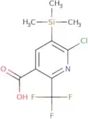 6-Chloro-2-(trifluoromethyl)-5-(trimethylsilyl)pyridine-3-carboxylic acid