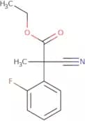Ethyl 2-cyano-2-(2-fluorophenyl)-2-methylacetate