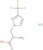 2-Amino-3-[3-(trifluoromethyl)-1H-pyrazol-1-yl]propanoic acid hydrochloride