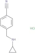 4-[(Cyclopropylamino)methyl]benzonitrile hydrochloride
