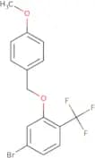 4-Bromo-2-[(4-methoxyphenyl)methoxy]-1-(trifluoromethyl)benzene