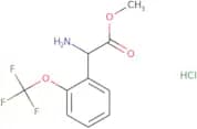 Methyl 2-amino-2-[2-(trifluoromethoxy)phenyl]acetate hydrochloride