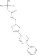 tert-Butyl N-{[3-(4-phenylphenyl)-4,5-dihydro-1,2-oxazol-5-yl]methyl}carbamate