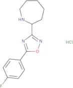 2-[5-(4-Fluorophenyl)-1,2,4-oxadiazol-3-yl]azepane hydrochloride