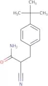 3-(4-tert-Butylphenyl)-2-cyanopropanamide