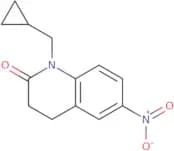 1-(Cyclopropylmethyl)-6-nitro-1,2,3,4-tetrahydroquinolin-2-one