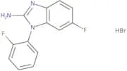 6-Fluoro-1-(2-fluorophenyl)-1H-1,3-benzodiazol-2-amine hydrobromide