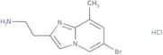 2-{6-Bromo-8-methylimidazo[1,2-a]pyridin-2-yl}ethan-1-amine hydrochloride